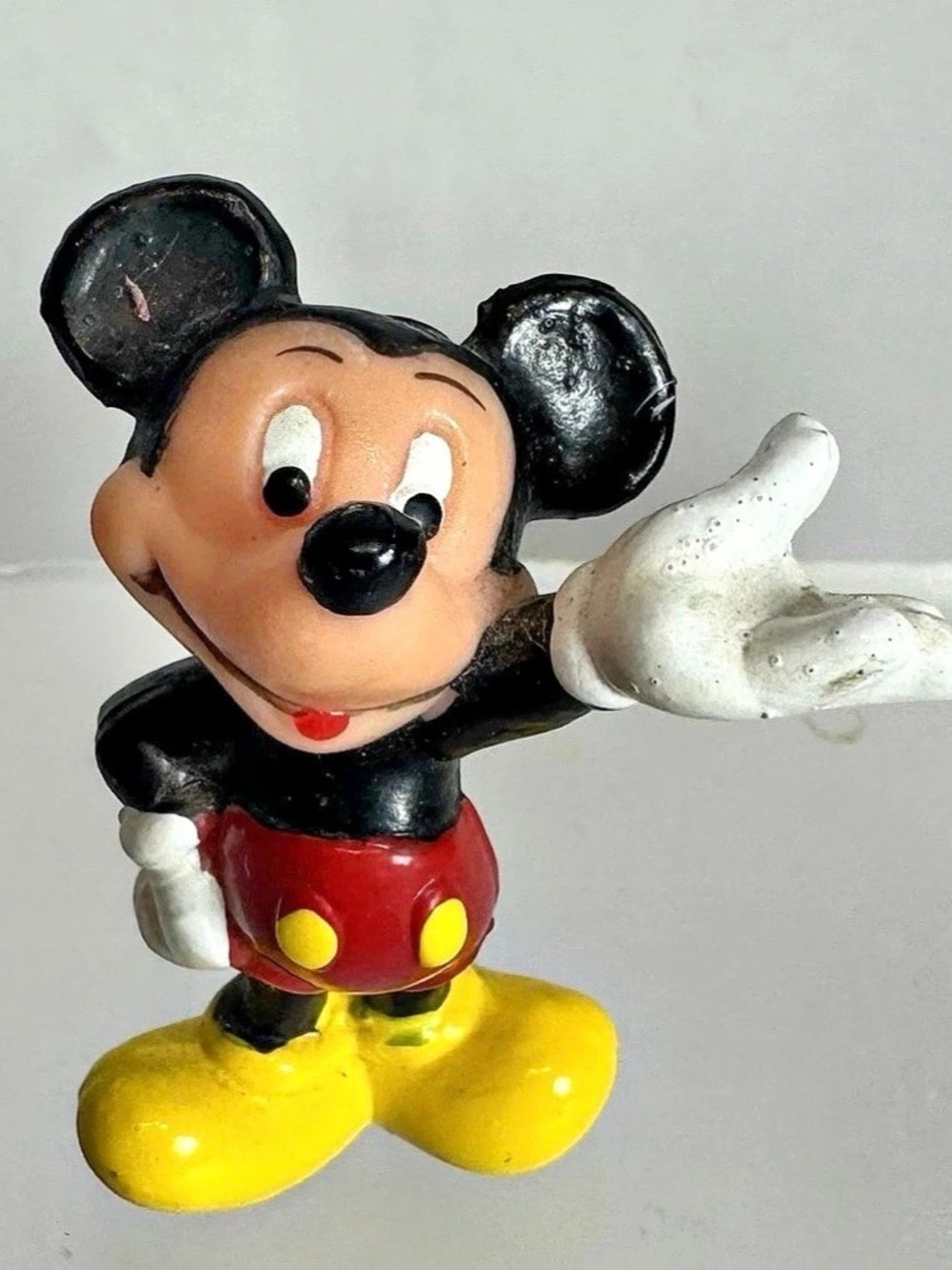 Vintage Applause Mickey Mouse PVC Figure Topper Disney Mickey